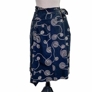 SIMPLY French Black Geometric Asymmetrical Skirt